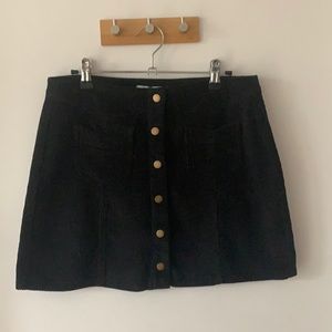 Corduroy Mini Skirt